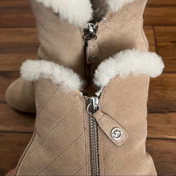 MICHAEL KORS Whitaker Wedge Dark Khaki 7.5 - Picture 7 of 9